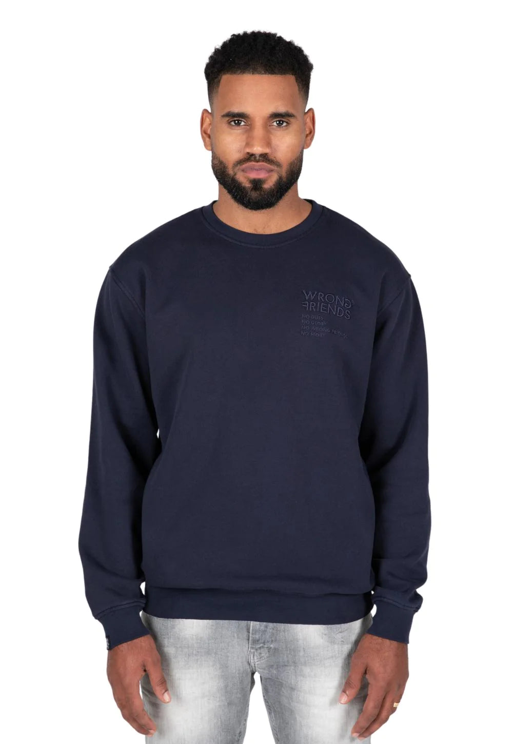 NO GUTS NO GLORY SWEATER NAVY