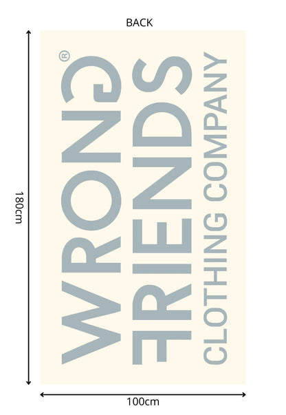 Wrong Friends Pula Strandtuch - Beige