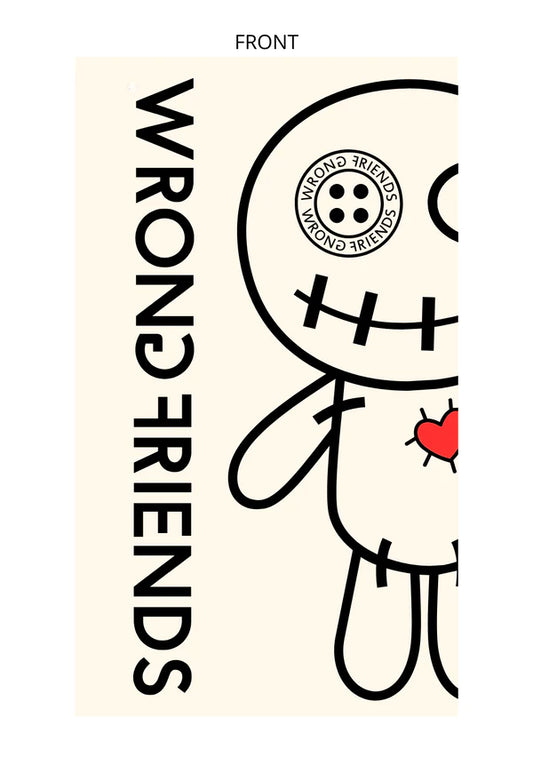 Wrong Friends Pula Strandtuch - Beige