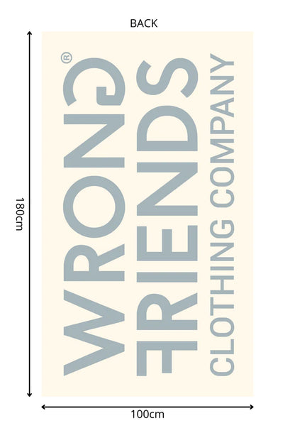 Wrong Friends Tulum Strandtuch - Beige