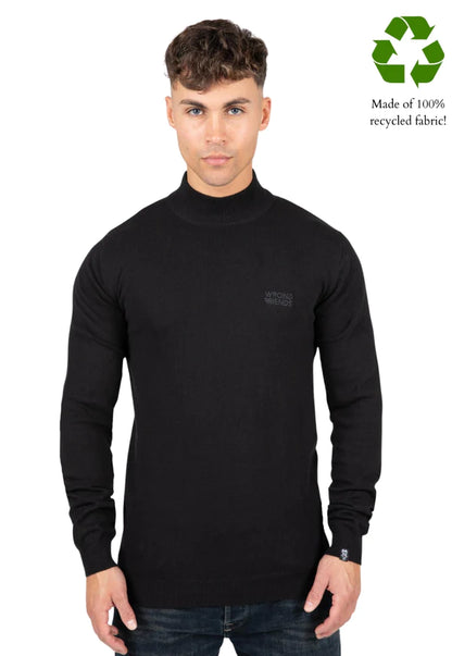 AYDEN TURTLENECK SWEATER SCHWARZ