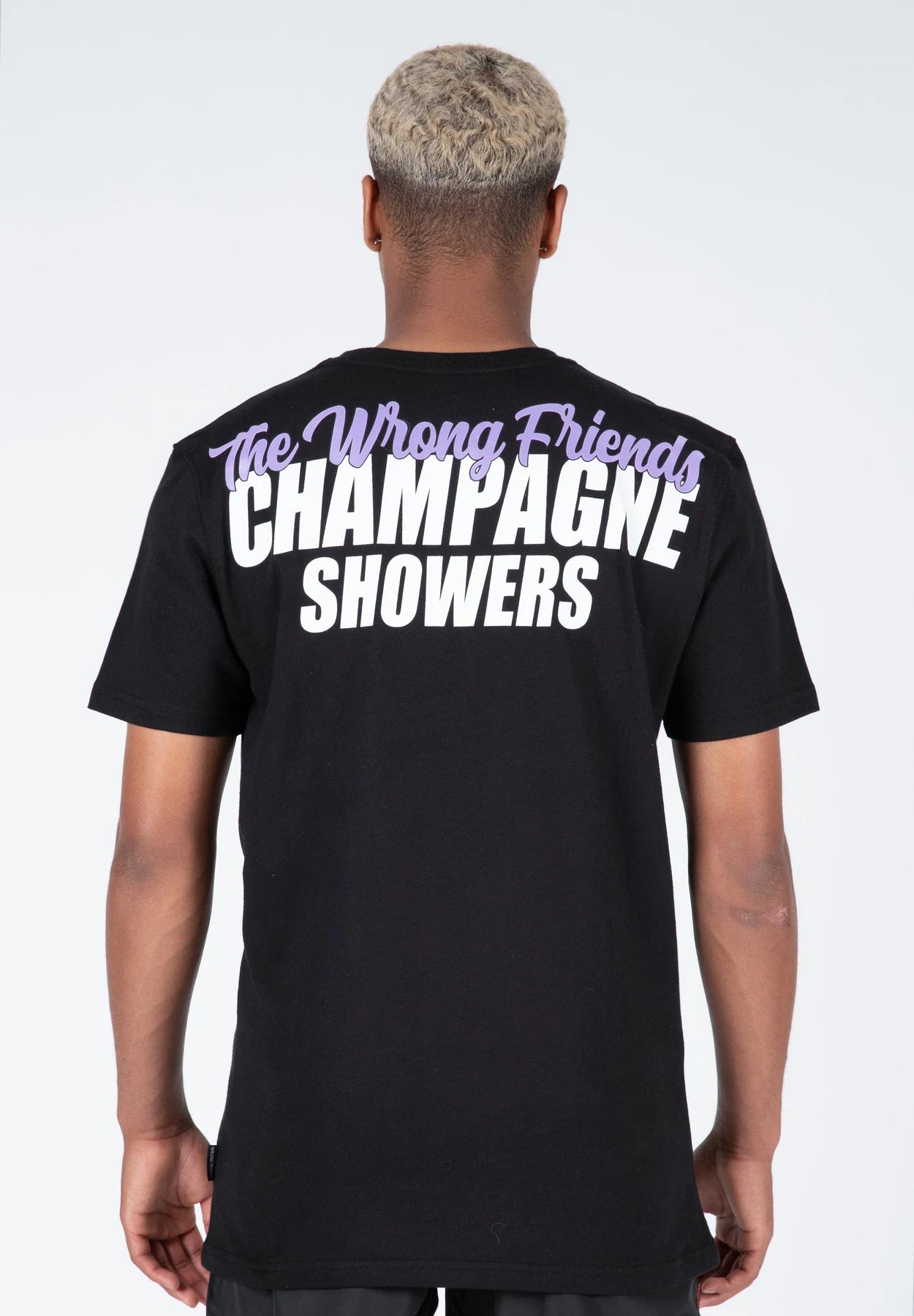 CHAMPAGNE SHOWERS T-SHIRT SCHWARZ