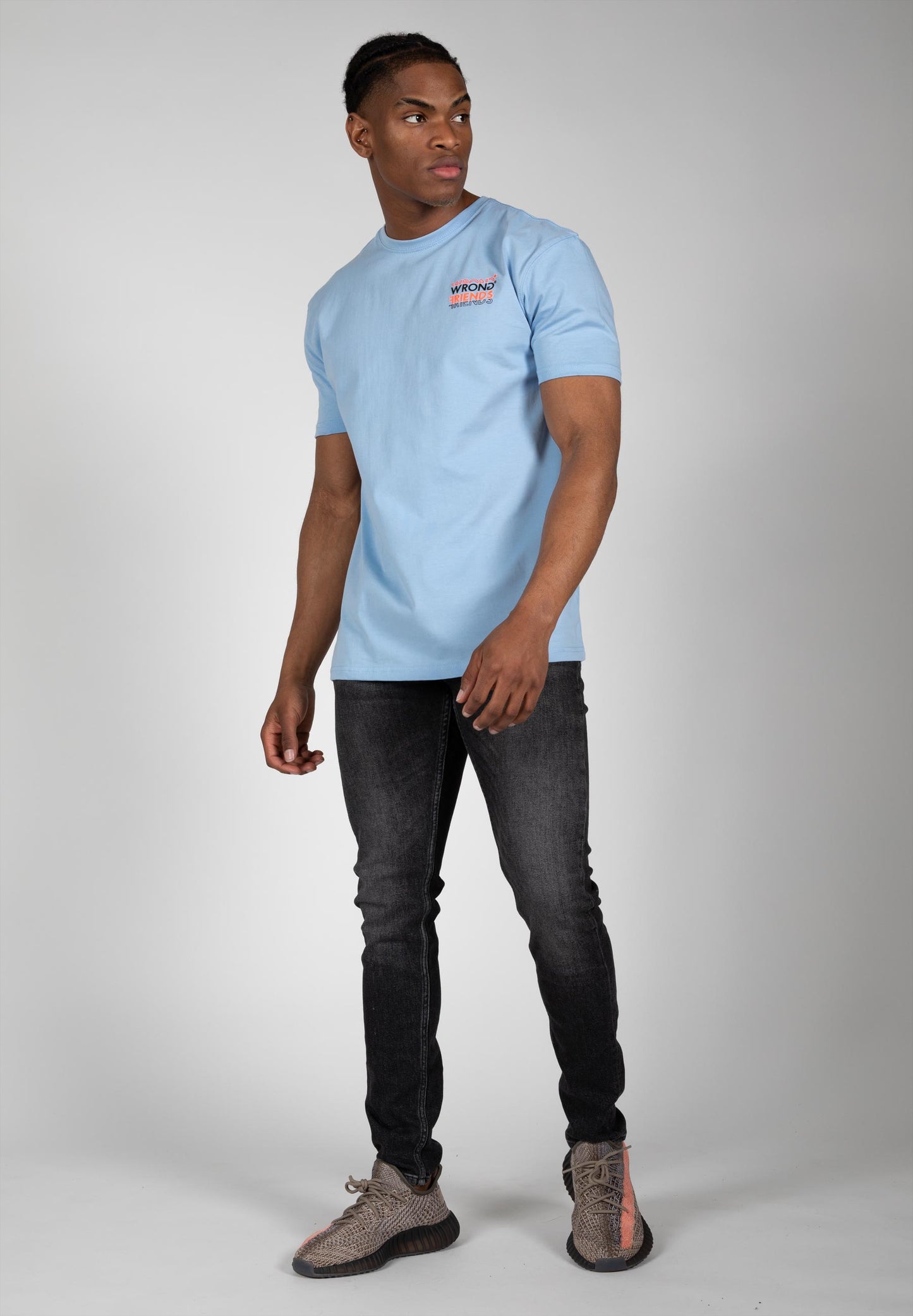 ABU DHABI T-SHIRT HELLBLAU