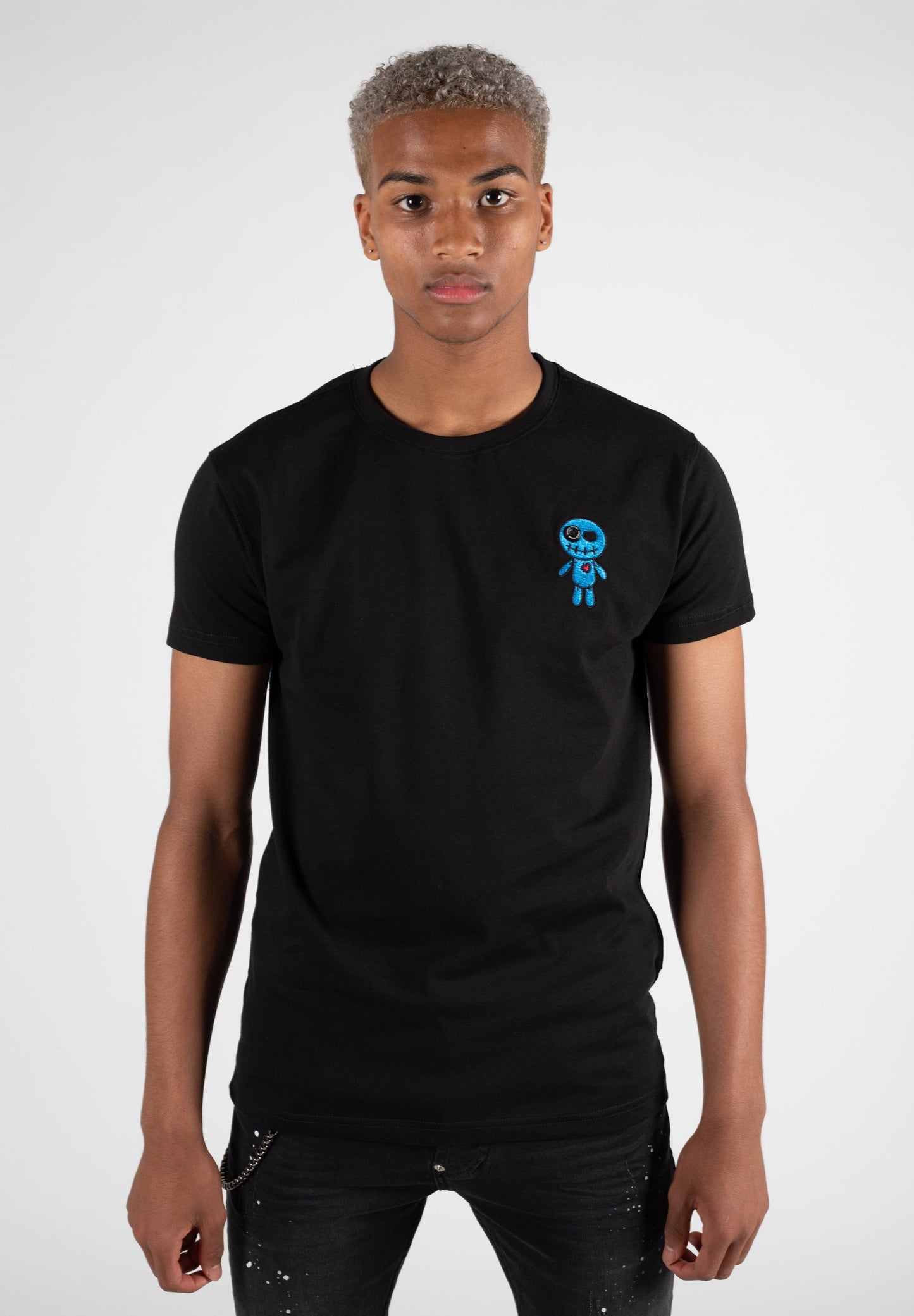 VOODOO T-SHIRT SCHWARZ/BLAU