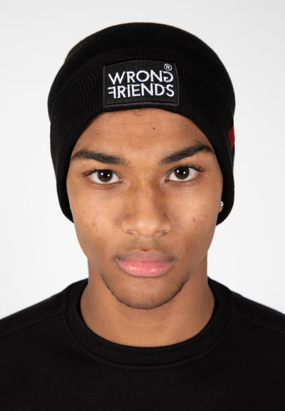 CLASSIC LOGO BEANIE SCHWARZ