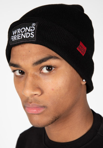 CLASSIC LOGO BEANIE SCHWARZ