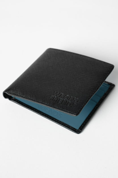 GENEVE WALLET SCHWARZ/BLAU