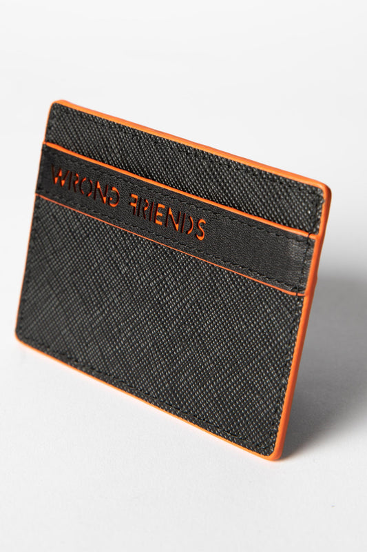 SAN REMO CARDHOLDER SCHWARZ/ORANGE