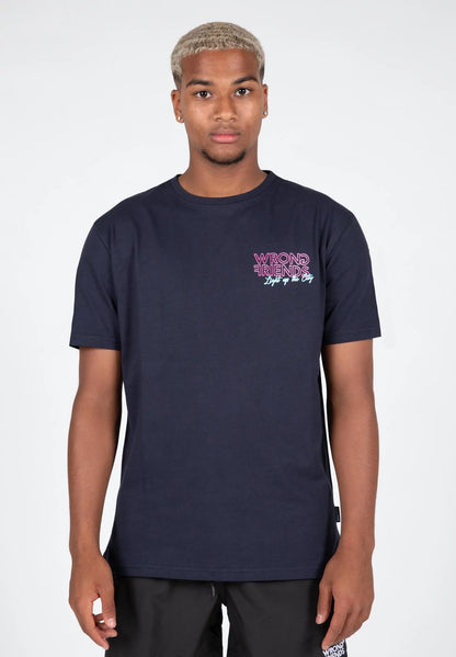 LIGHT UP THE CITY T-SHIRT - NAVY