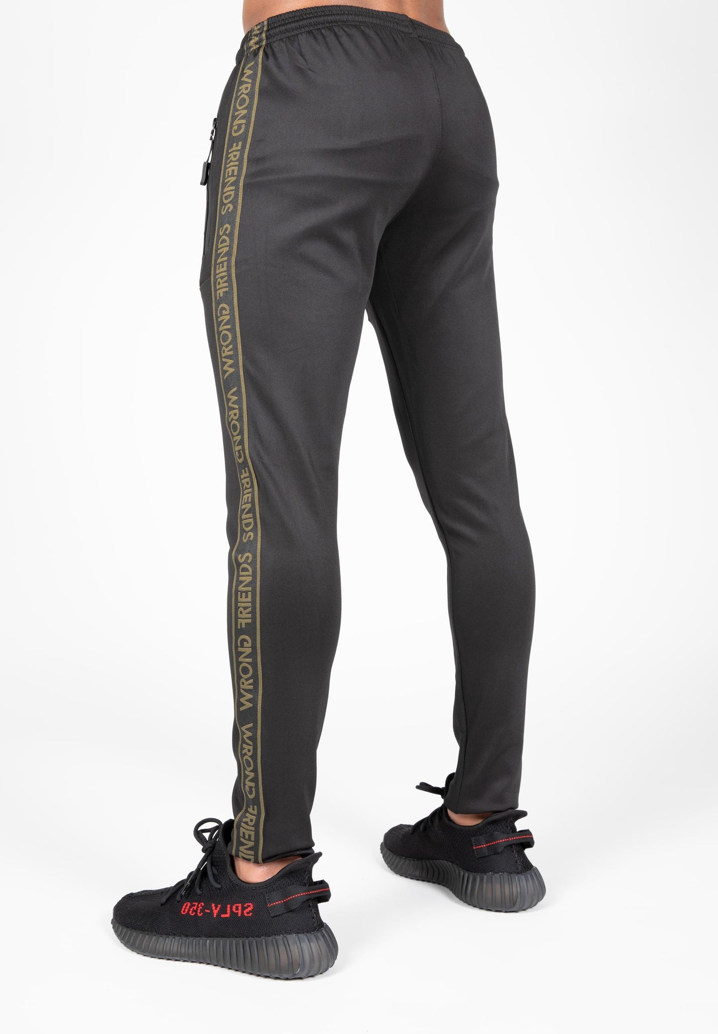 LYON TRACK PANTS SCHWARZ/GRÜN