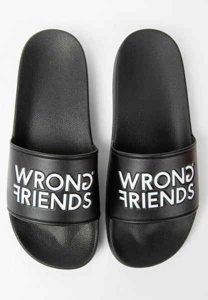 WRONG FRIENDS SLIDES SCHWARZ