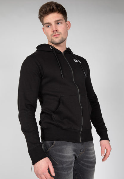 VERONA ZIPPED HOODIE SCHWARZ